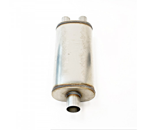 Глушитель Magnaflow style выхода Y51мм*2-63мм длина 455мм (вынос-вынос-центр)